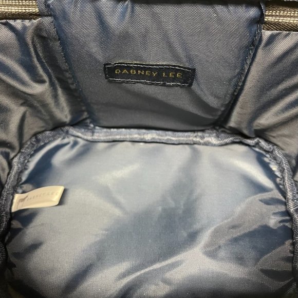 Dabney Lee French Bulldog Black and White Train Cosmetic Case - Picture 3 of 4